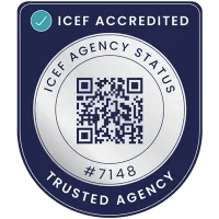 ICEF Accredited Agency Status, trusted agency number 7148